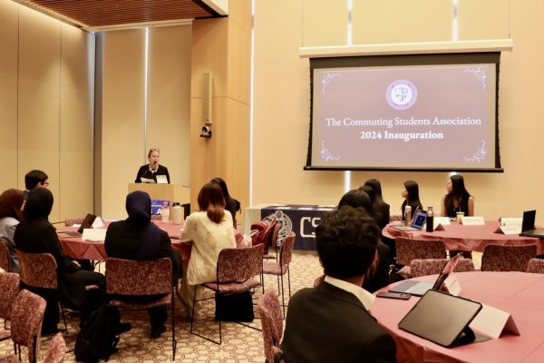 Students attend the first annual CSA inauguration. (Courtesy of Kellen Zeng for The Fordham Ram)