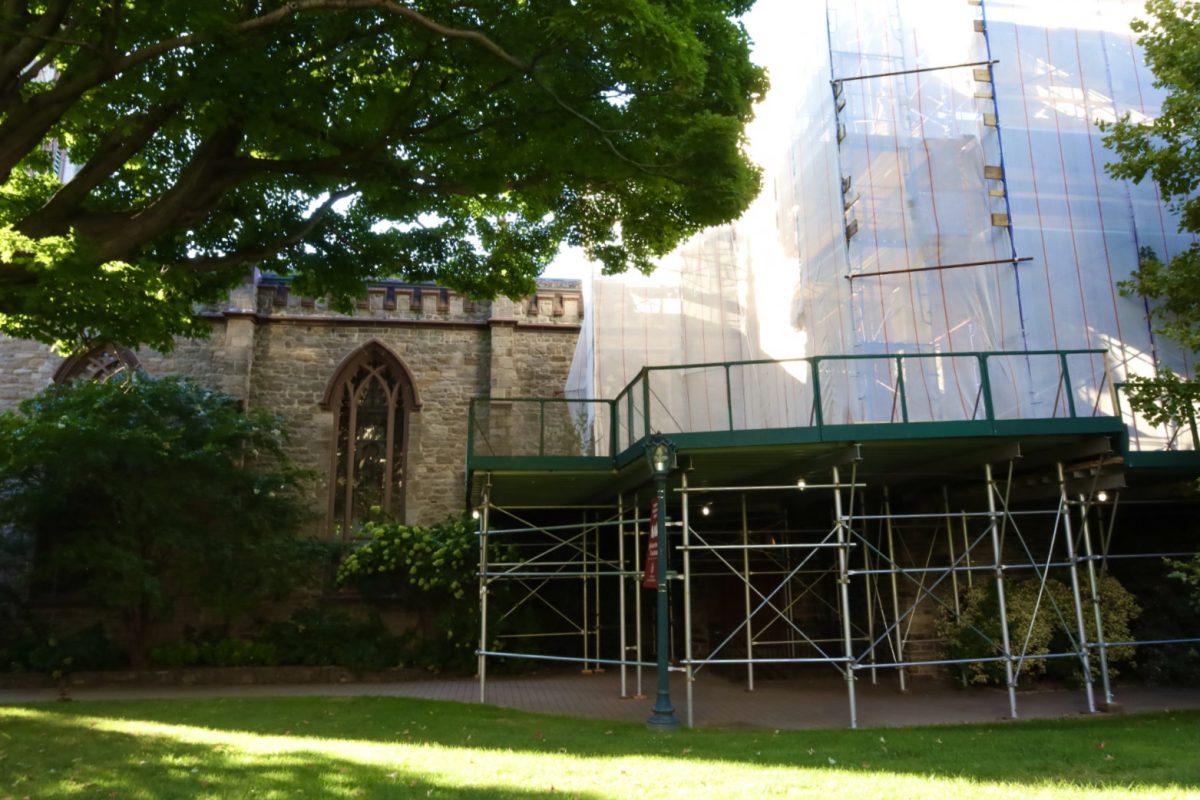 The church requires careful renovation due to being nearly 200 years old. (Courtesy of Mary Hawthorn/The Fordham Ram)