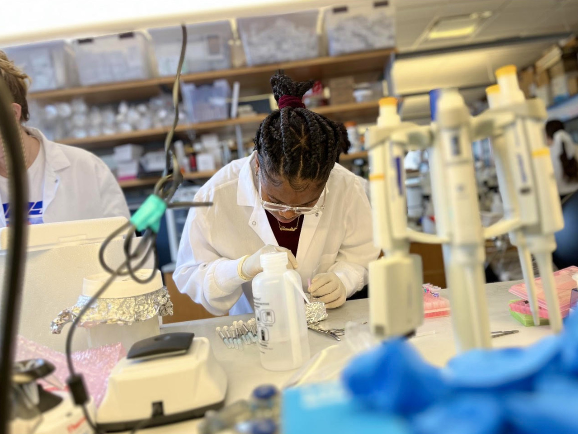 Fordham student engages in research at Columbia University. (Courtesy of Tasnimah Rahman for The Fordham Ram)