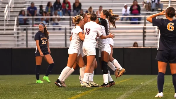 Lina Tervo put up a historic performance against UAlbany when she registered a hat-trick in under seven minutes. (Courtesy of Fordham Athletics)