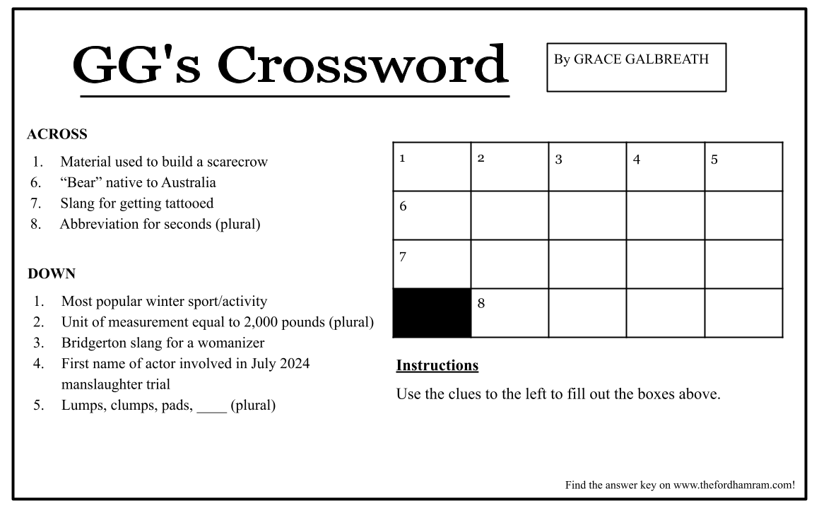 GG's Crossword Issue 15