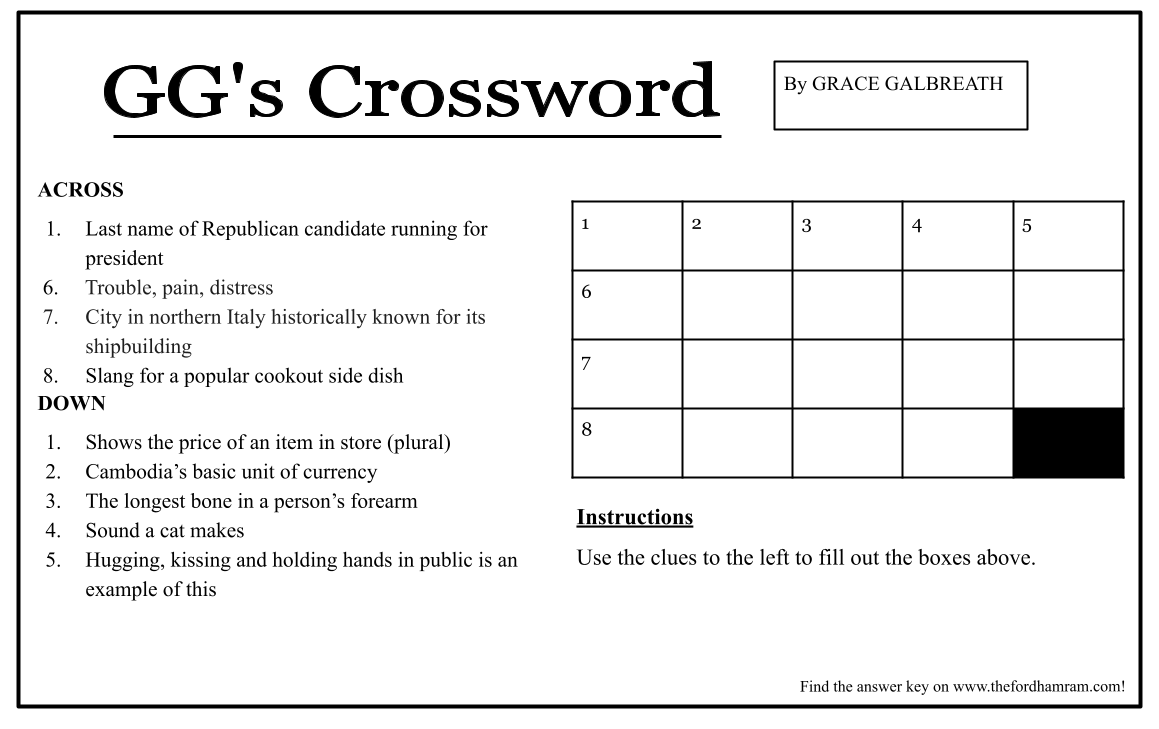 GG's Crossword Answers Issue 14