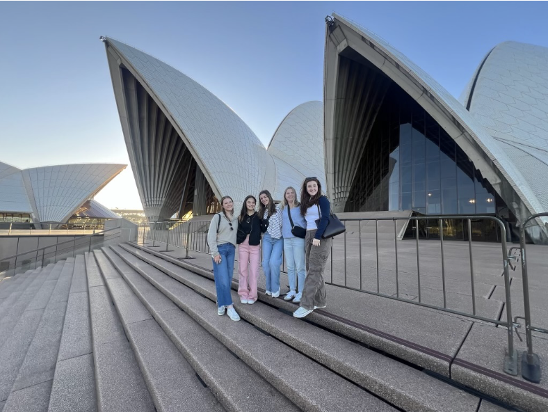 Even on the other side of the world, Rams are exploring the city. (Courtesy of Abigail Adams for The Fordham Ram)

