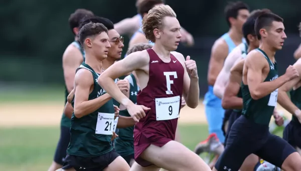 Sophomore Jack Boerger led the pack during Saturday's Fordham Fiasco. (Courtesy of Fordham Athletics)