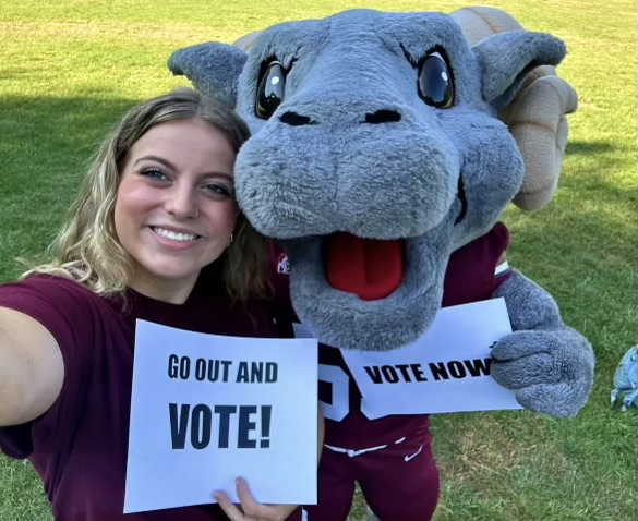 Passionate about voting rights and leadership, Hummer has found her place at Rose Hill. (Courtesy of Becket Hummer for The Fordham Ram)