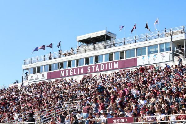 Despite a loss for Fordham, Family Weekend was a success at Moglia Stadium. (Courtesy of Cristina Steffanizzi/The Fordham Ram)