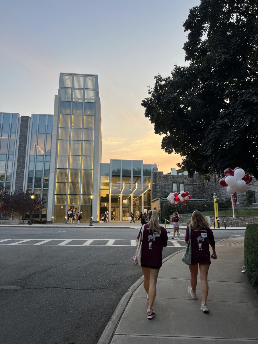 Former President Father McShane returns to campus for a lecture. (Courtesy of Jessica Noce for The Fordham Ram)