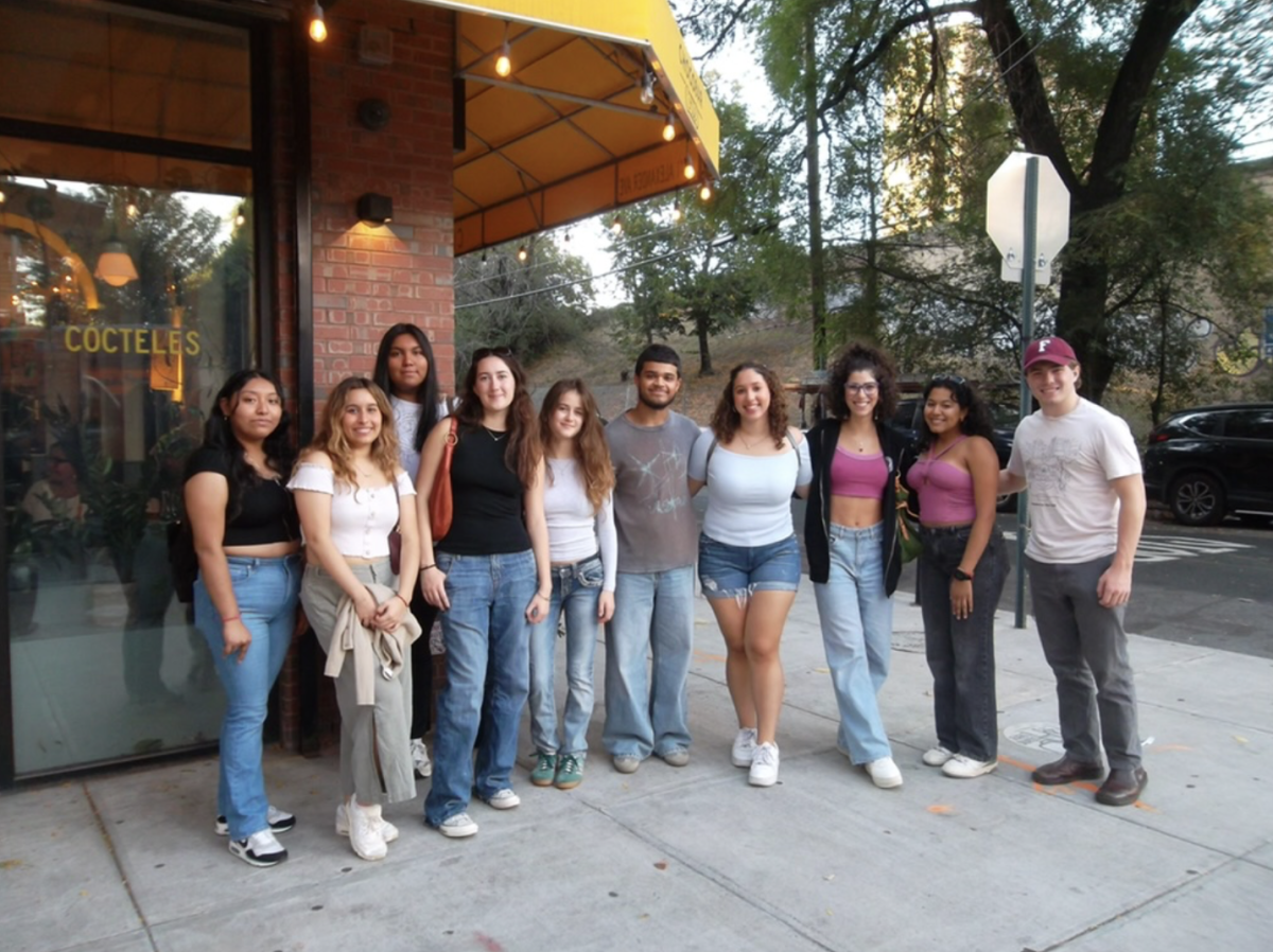 Students attend El Grito excursion to Chocobar Cortes. (Courtesy of Joselin Carvente for The Fordham Ram)