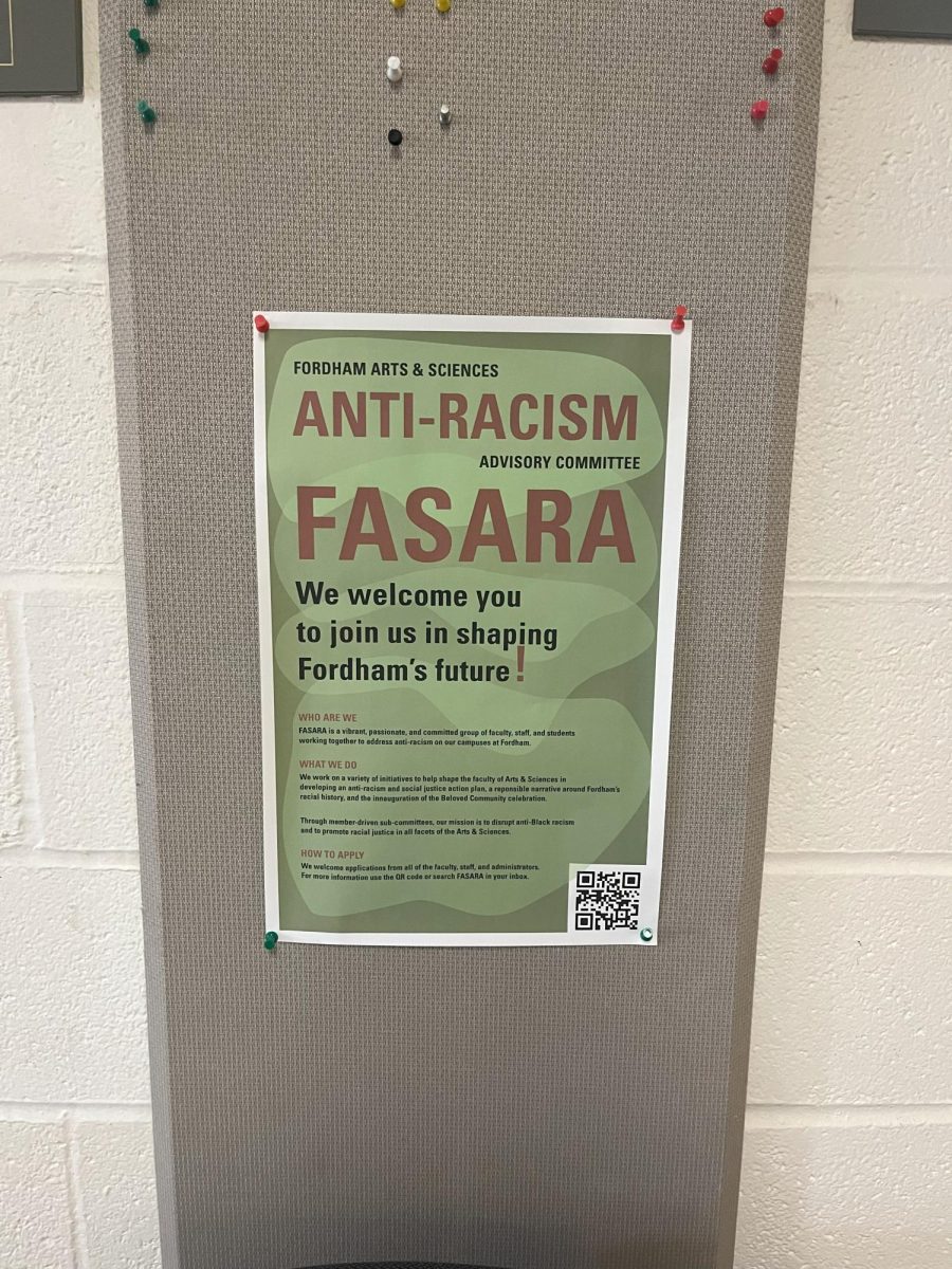 FASARA, Fordham Arts and Science's anti-racism committee enters its fourth year of operation. (Courtesy of Nora Malone/The Fordham Ram)