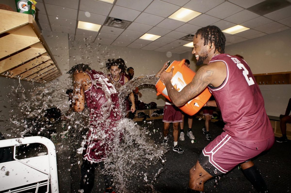 Jackie Johnson III's heroic buzzer-beating floater has given the Rams their first road Power-5 win in 19 years and, more importantly, momentum heading into the next portion of non-conference play. (Courtesy of Diego Martinez-Reyes for The Ram)