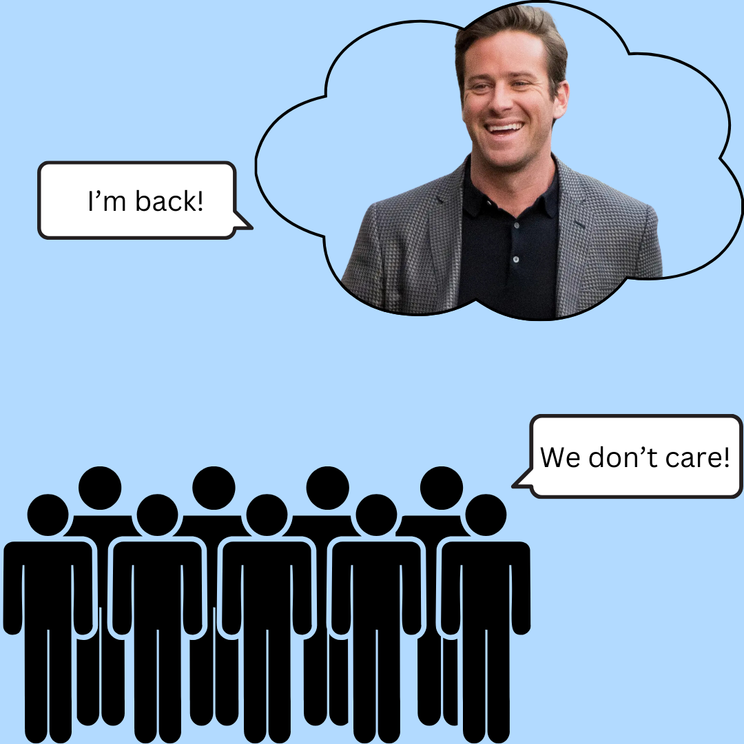 Armie Hammer returns with a podcast no one wants. (Courtesy of Grace Campbell/The Fordham Ram)