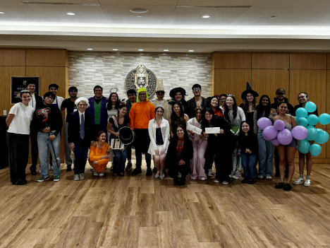 USG members attend their Halloween meeting in costume. (Courtesy of Andrew Massie for The Fordham Ram) 