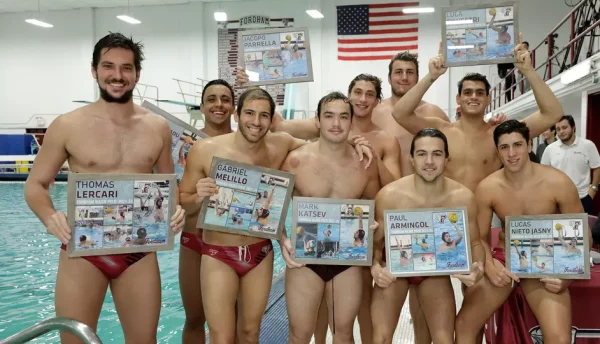 Fordham honored its seniors as it clinched the #1 seed in the MAWPC tournament Saturday. (Courtesy of Fordham Athletics)