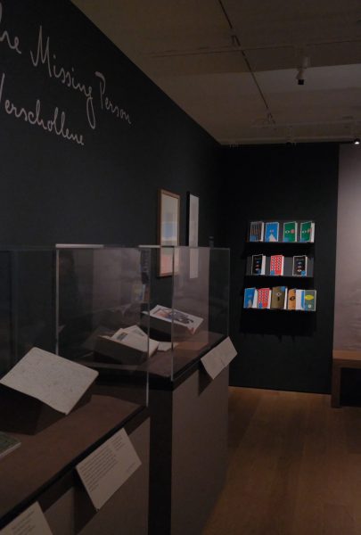 The Franz Kafka exhibit highlights the timeless nature of his work, lasting through centuries of global and philosophical literature (Courtesy of Sophia Yoerk for The Fordham Ram).