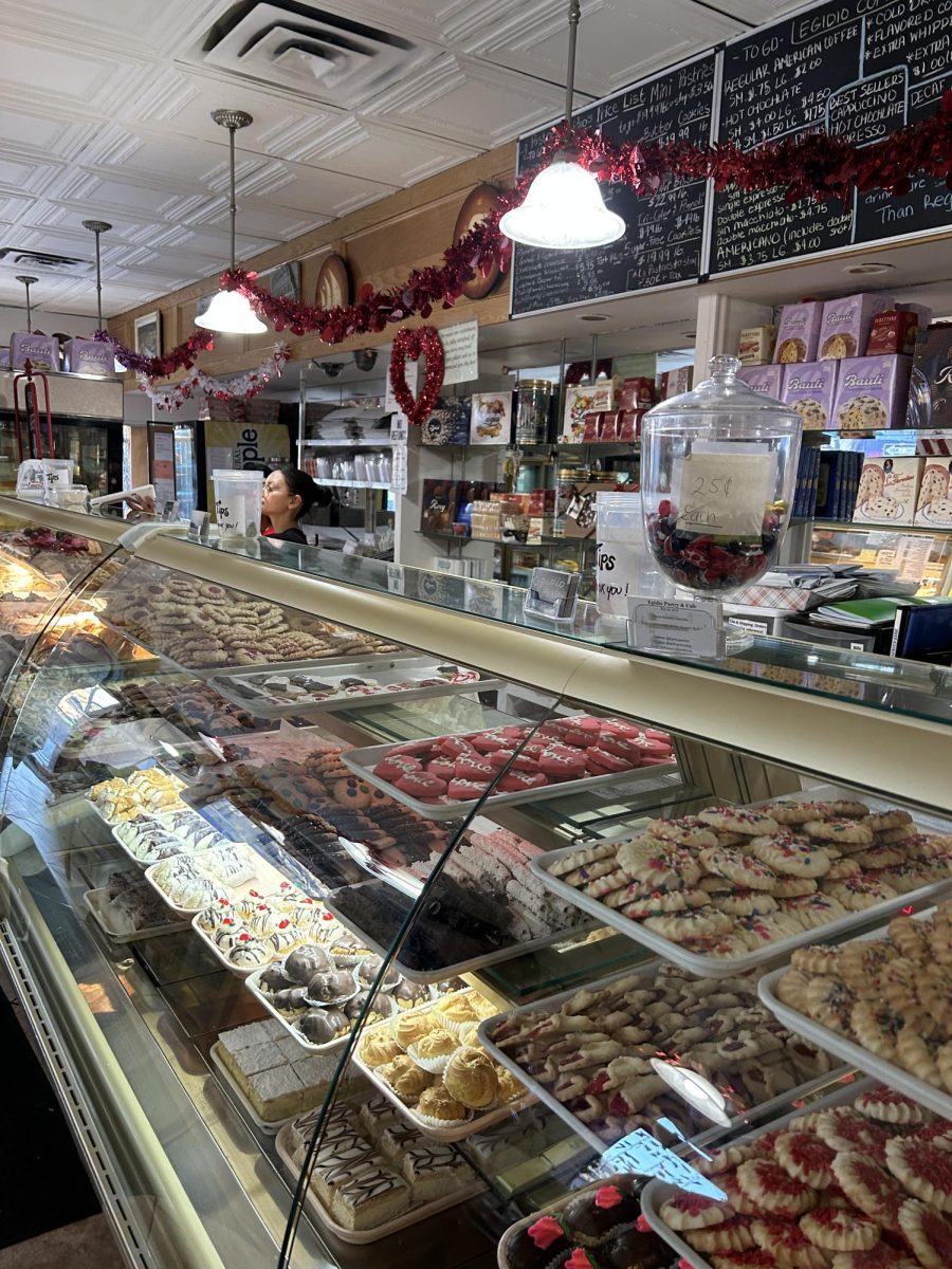 The display of various kinds of sweets available at Egidio on 187th Street (Courtesy of Allison Schneider/The Fordham Ram).