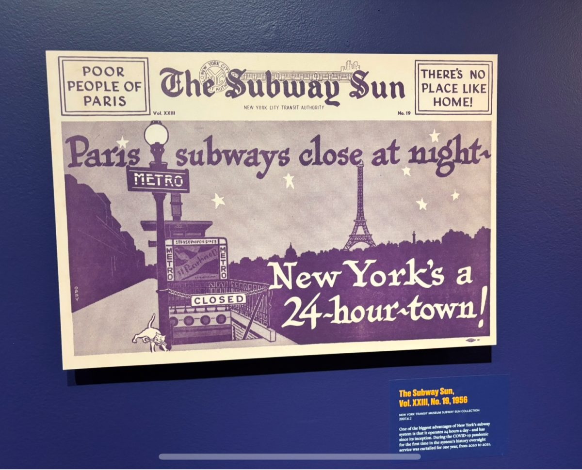 The NYC Subway system began operating in October of 1904 (Courtesy of Erynn Sweeney/The Fordham Ram). 