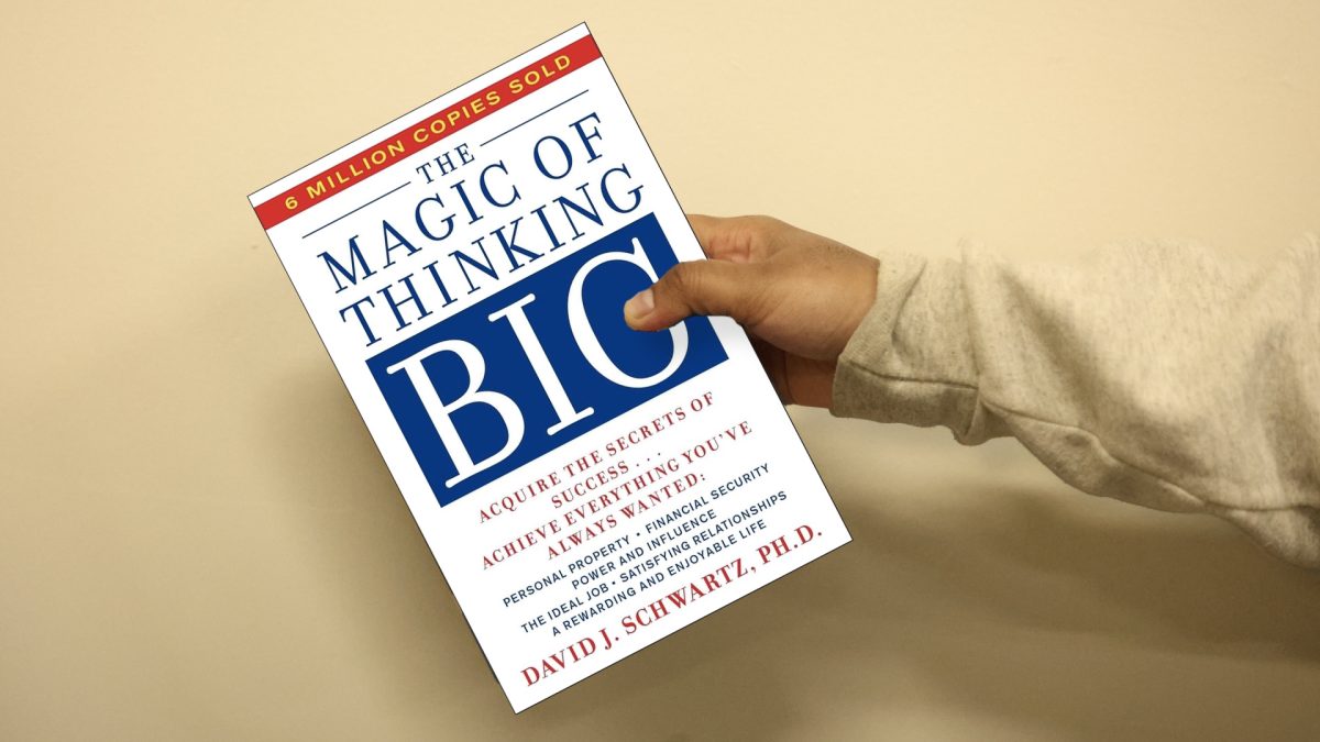 The abridged version of “The Magic of Thinking Big” was published in 1987 (Courtesy of Cristina Stefanizzi/The Fordham Ram). 