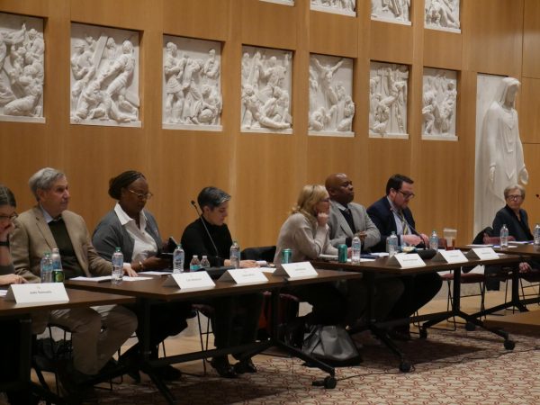 Commissioners and council members spoke about revisions to the Land Use and Housing sections of the New York City Charter. (Adithi Vimalanathan/The Fordham Ram)