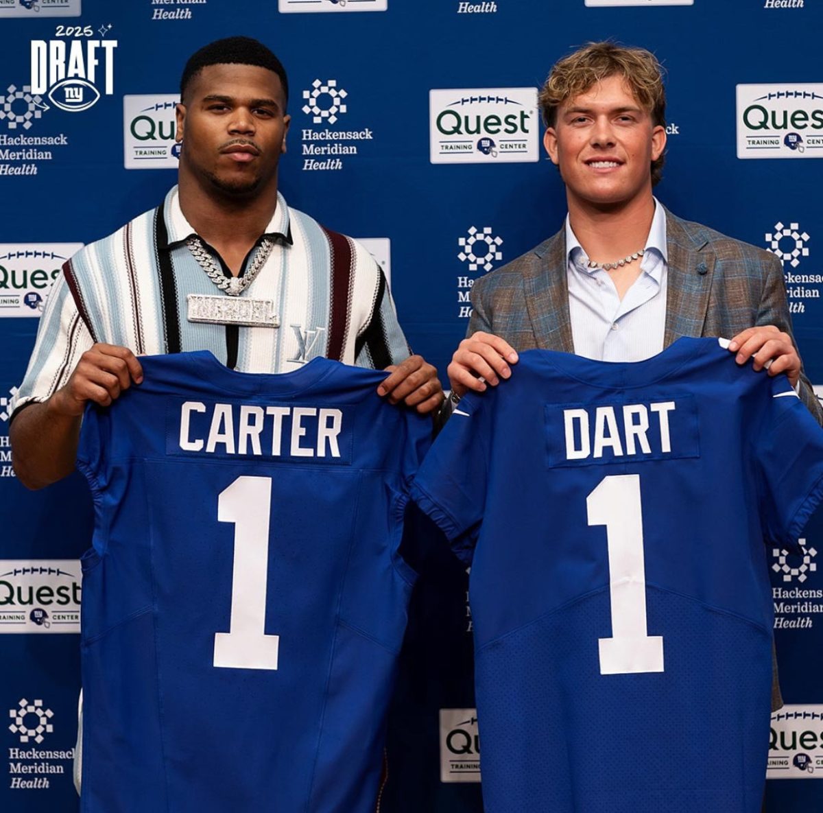 There was more to the NFL Draft than the Shedeur Sanders saga (Courtesy of Instagram/@nygiants).