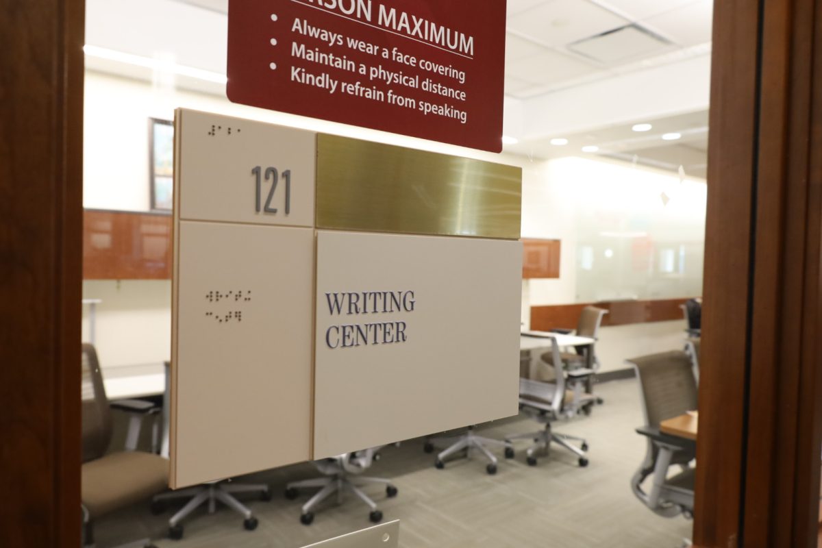 The Writing Center is located on the lower level of Walsh Library. (Courtesy of Mary Hawthorne/The Fordham Ram)