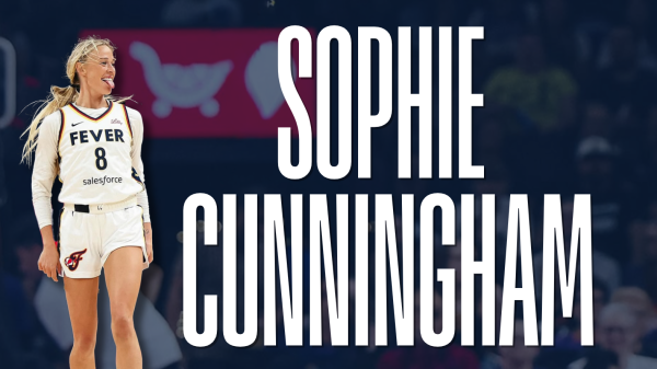 Sophie Cunningham came to the defense of teammate Caitlin Clark. Courtesy of Meghan Cattani/The Fordham Ram.
