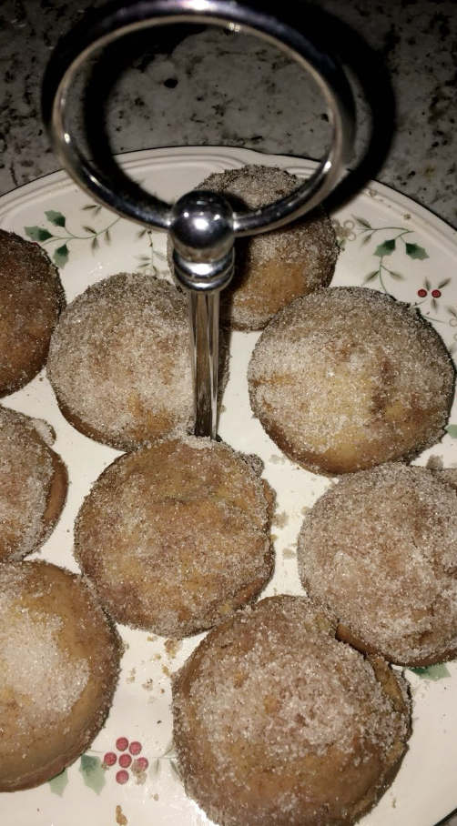 With cinnamon, sugar and apple spice, apple cider donuts are the perfect fall treat (Courtesy of Bridgette Leahy/The Fordham Ram). 