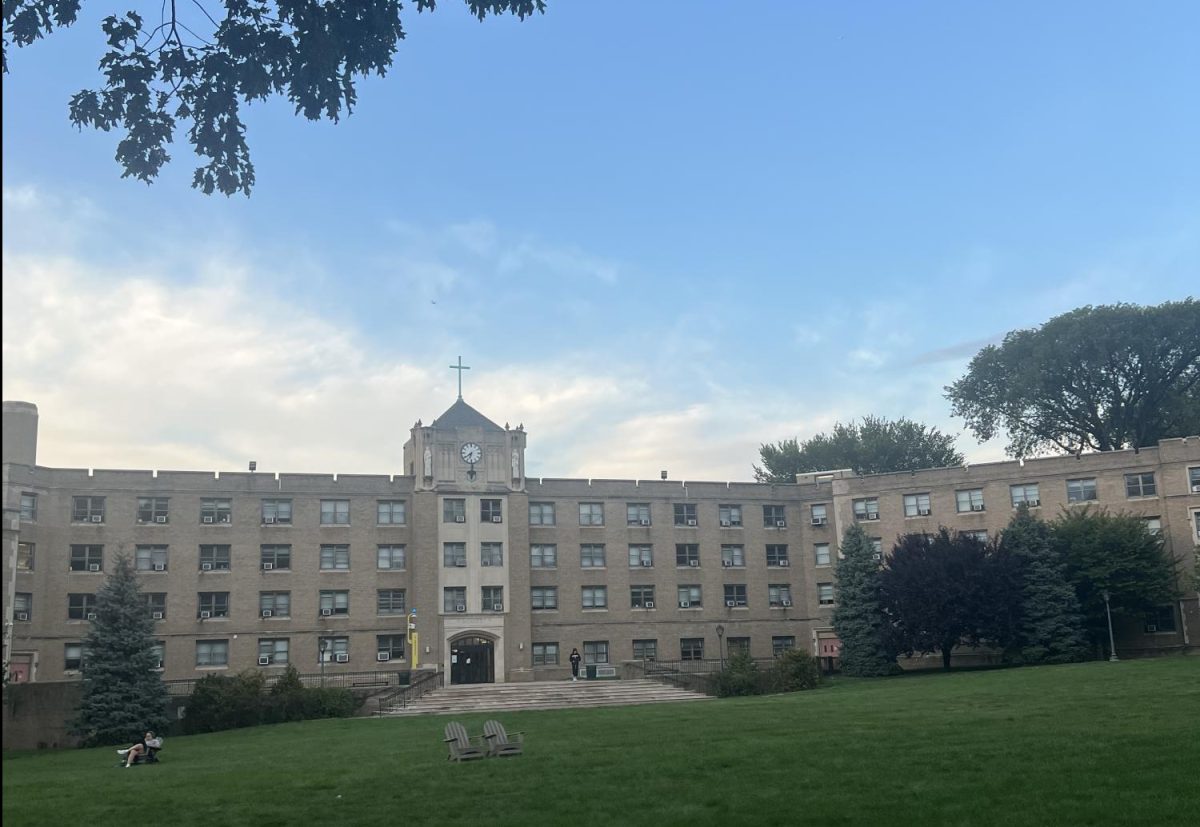 Martyrs' Court, one of the six first-year dorm options, is considered unfavorable among students, according to Monika Mukerji, GSB '29. (Mary Hawthorn/The Fordham Ram)