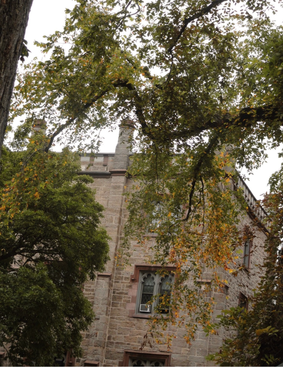 You don’t need to go too far to appreciate the beauty of the fall season; the changing leaves are all around us on campus (Courtesy of Emily McCall for The Fordham Ram).
