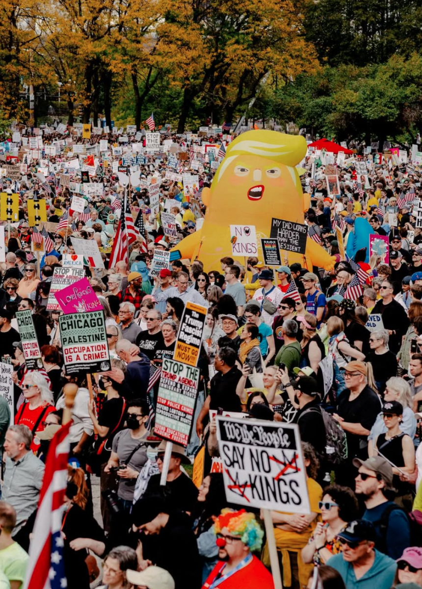 Many people across the country gathered in unity for a second No Kings Day. Courtesy of @evanpjenkins.