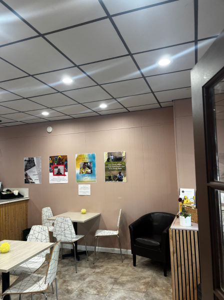 Grounds Café is right outside the Rose Hill campus (Courtesy of Jordan Donegan/The Fordham Ram). 
