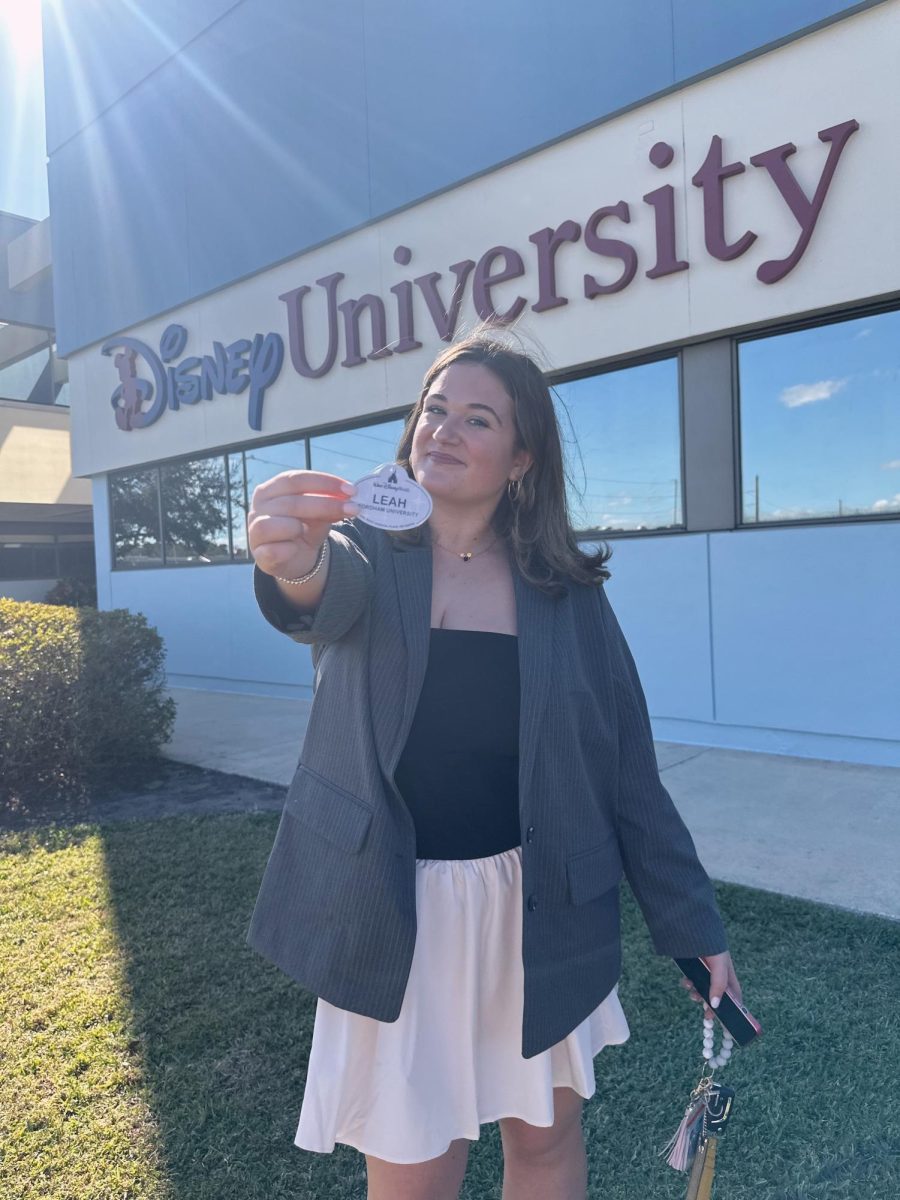 Renshaw had a number of different jobs while in the Disney College Program (Courtesy of Leah Renshaw for The Fordham Ram). 

