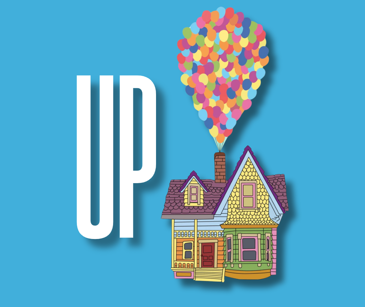 In Disney’s “Up,” Ellie and Carl are dedicated to one another their whole lives (Courtesy of Meghan Cattani/The Fordham Ram).
