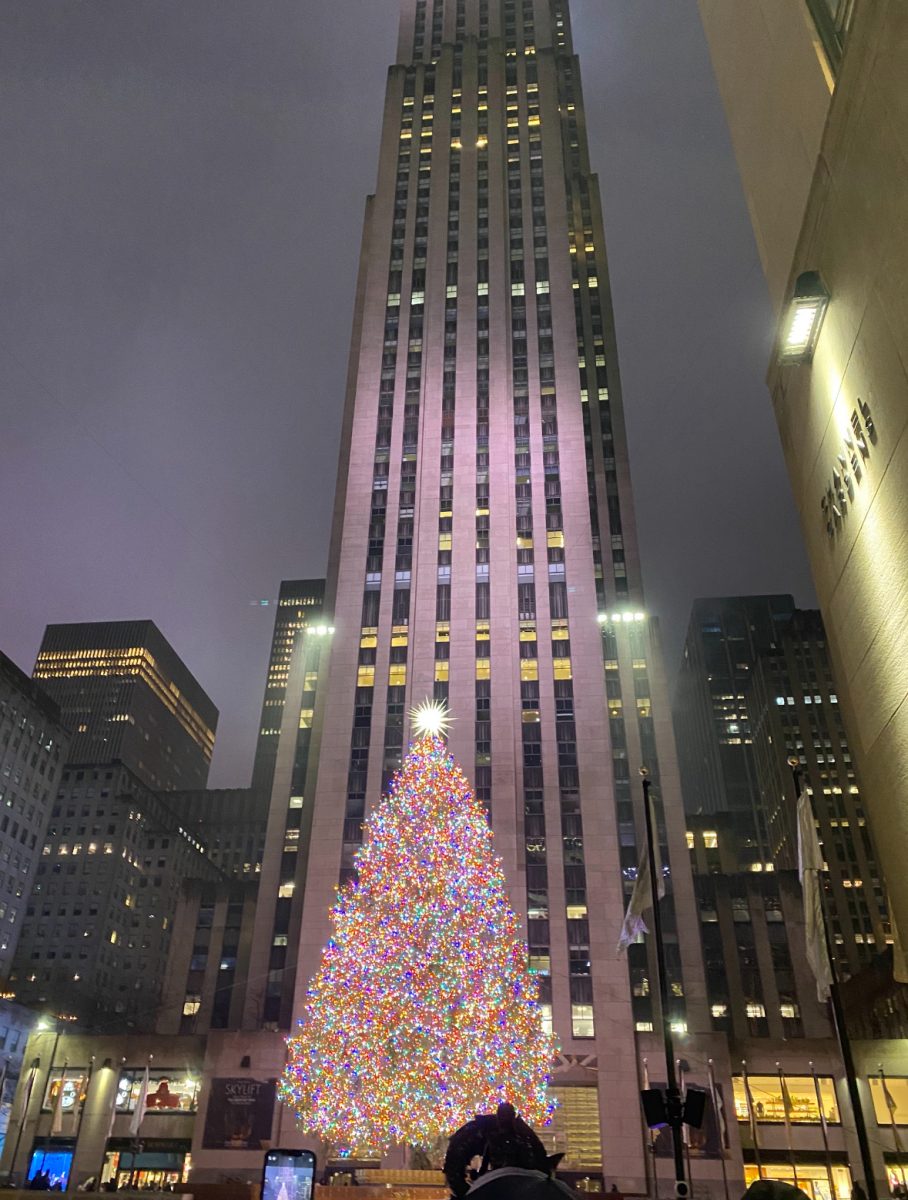 The lighting of the Rockefeller Tree is on Wednesday, Dec. 3 (Courtesy of Emily McCall for The Fordham Ram).