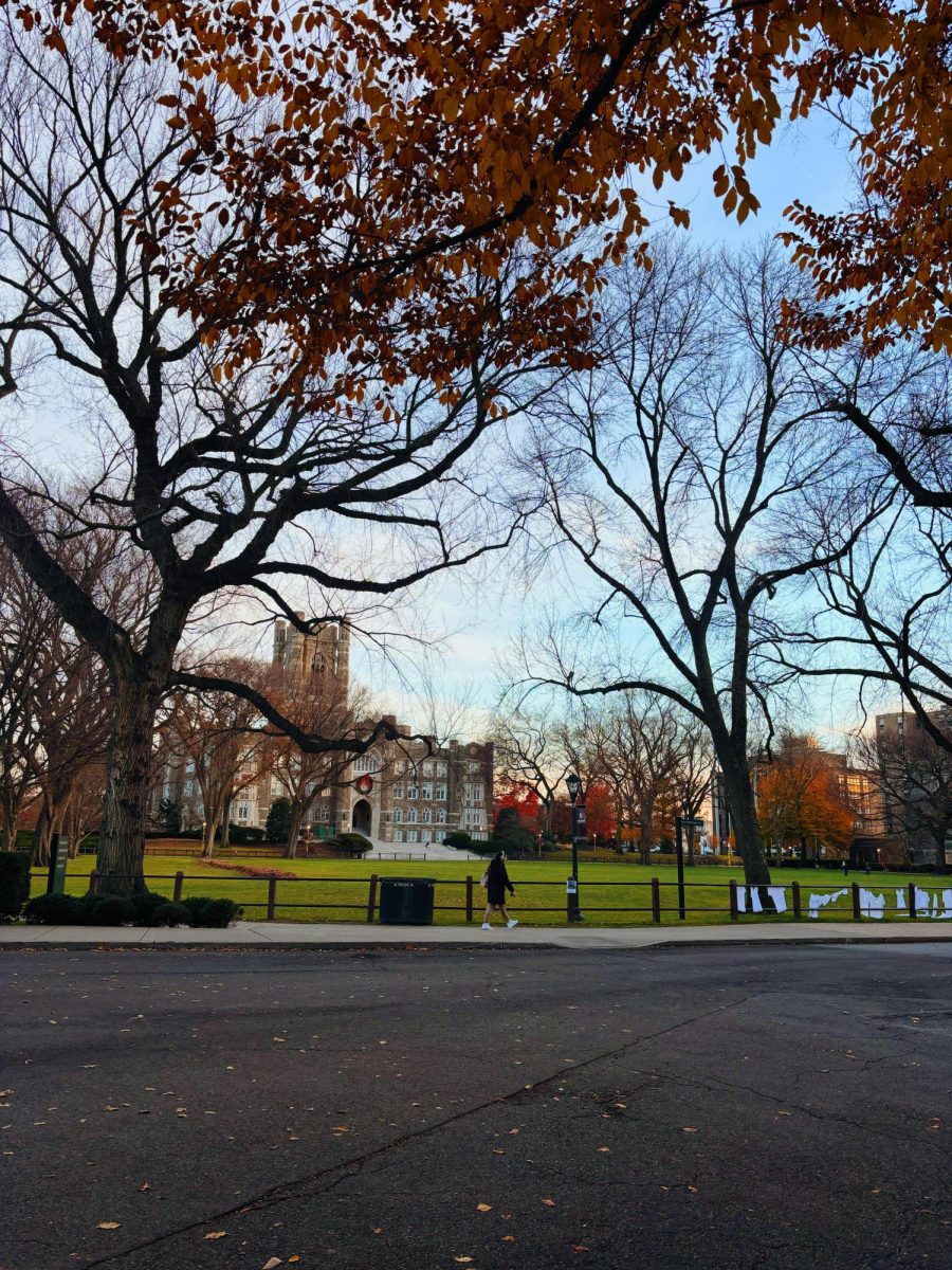 Holiday decorations deck the halls around campus during finals (Courtesy of Erynn Sweeney/The Fordham Ram).