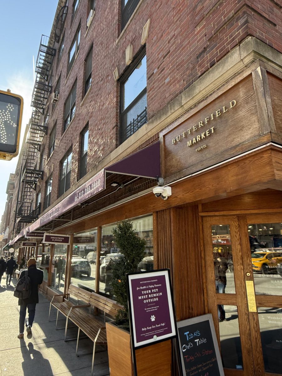 Buban outside Butterfield Market's Madison Avenue location.