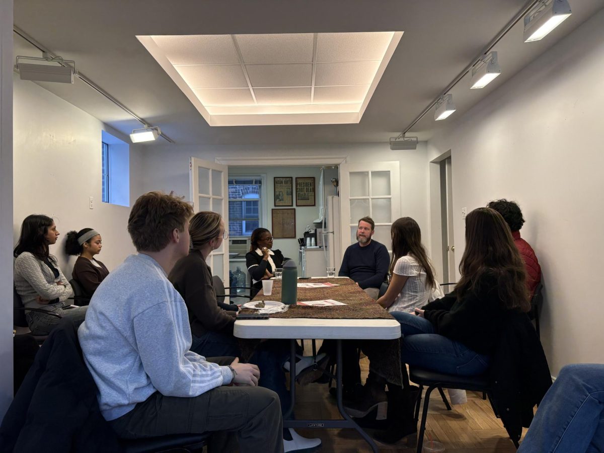 Bernard Wiseman spoke with students on his career in MSF.