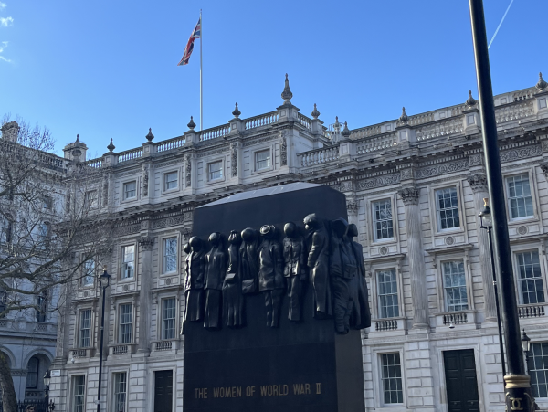 The Monument to the Women of World War II in London represents British women’s military contributions.