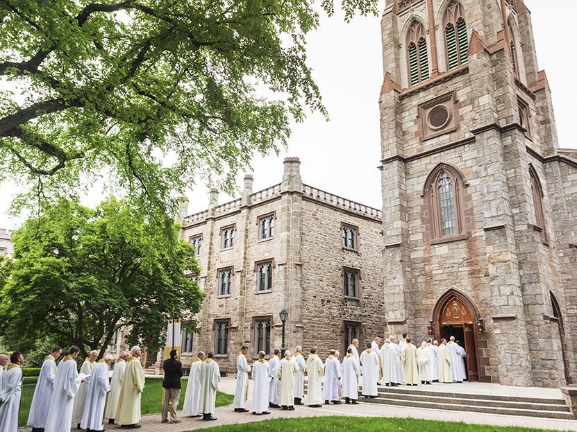 The Fordham University church has held several Jesuit ordainments.