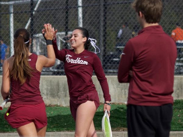 Women's Tennis dominated St. Joseph's University in their home opener.