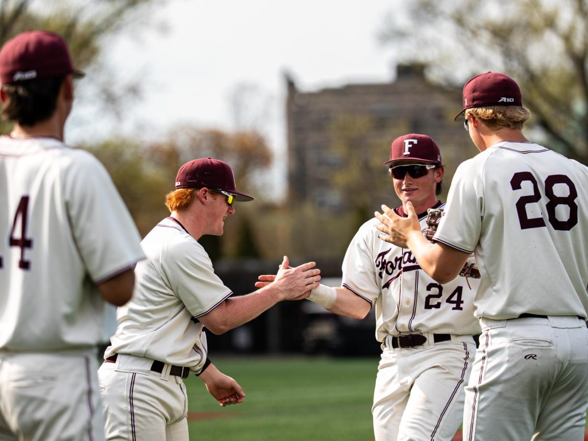 The Rams completed a three game sweep of La Salle University.