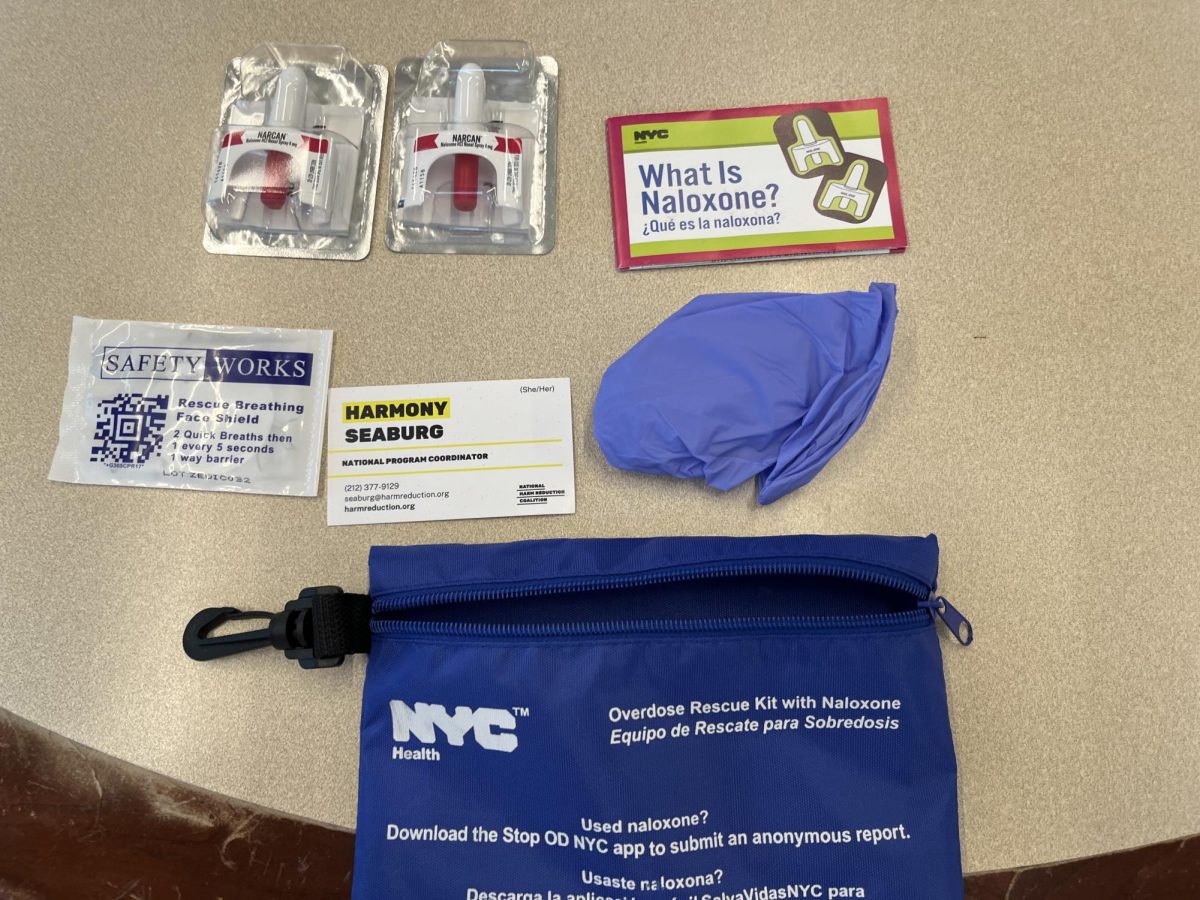 A medical kit given to the students in attendance.