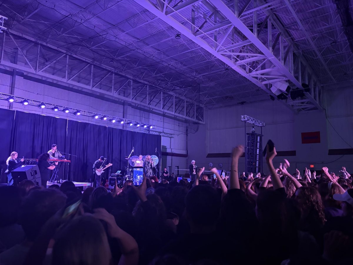 Students “felt the rain on their skin” this Spring Weekend with three full days of music, food and an improv show.