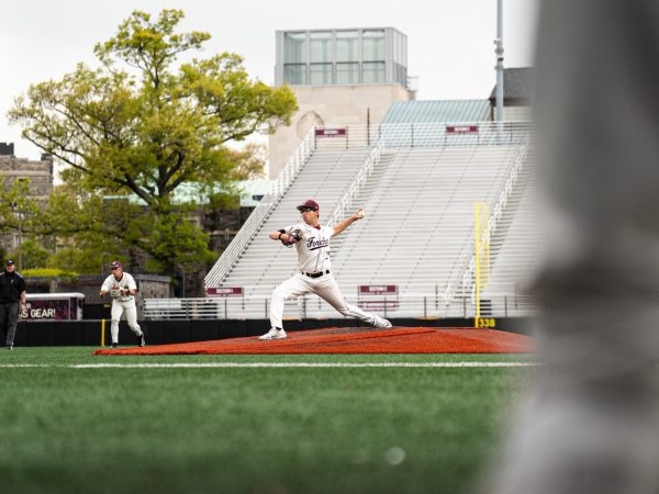 The Rams played sound baseball against George Mason University.