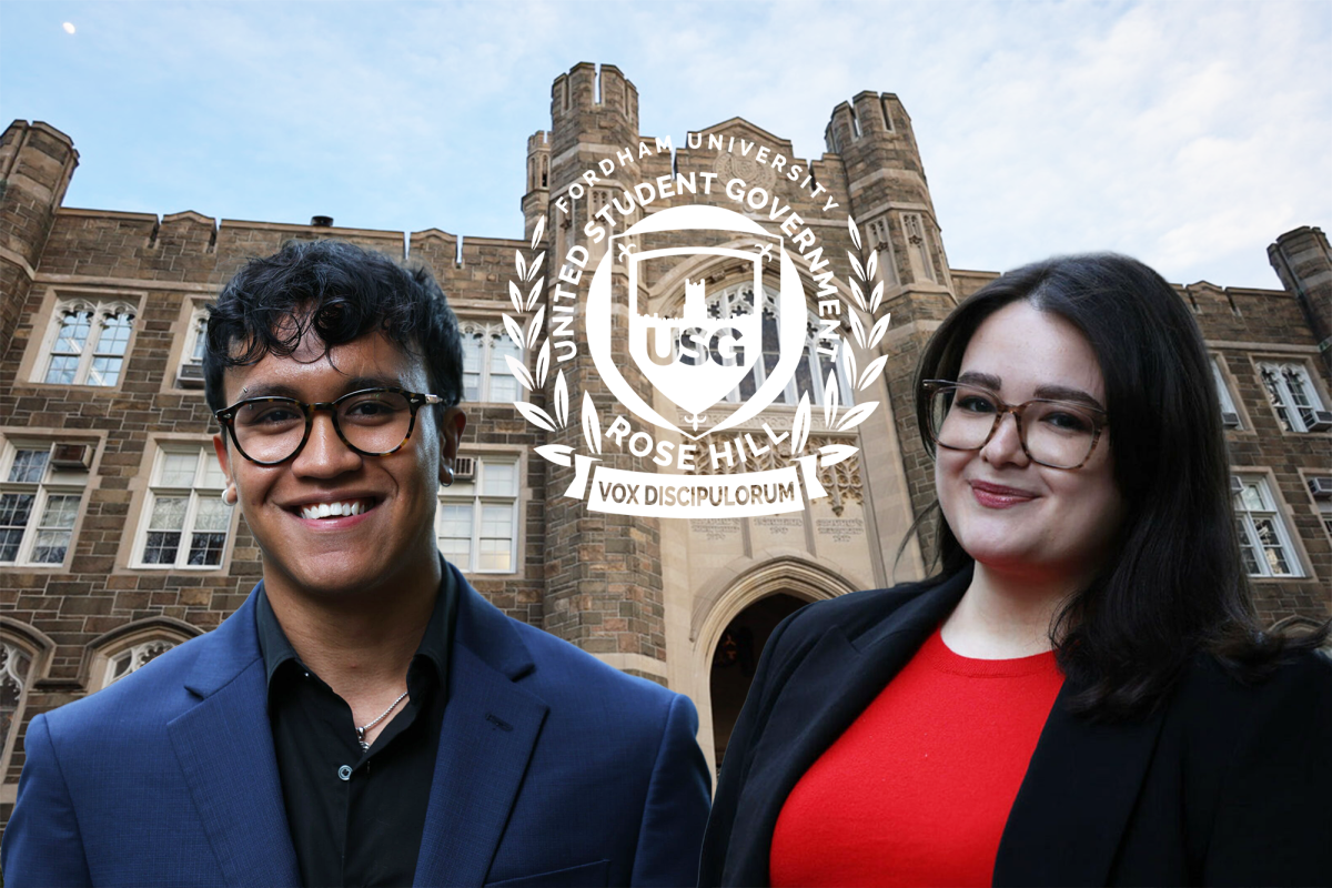 Madeline Ando, FCRH '27, and Ayden Johnson, FCRH '27, have won the USG executive ticket for the 2026-27 academic year.